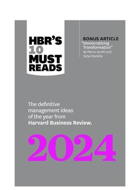 【预售】哈佛商业评论 2024读英文商业行销进口原版外版书简装14岁以上HBR's 10 Must Reads 2024 Harvard Business ReviewHAR