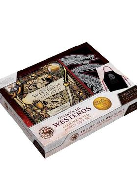 【预售】权力的游戏维斯特洛官方食谱 赠围裙The Official Westeros Cookbook and Apron Gift Set英文餐饮Insight 精装进口原版书