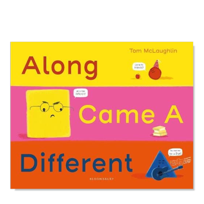 【现货】随之而来的是另一种不同英文儿童绘本自我认知情绪管理进口原版书平装ALONG CAME A DIFFERENT Tom McLaughlin著Bloo
