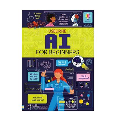 【预售】【少年商学院】读懂人工智能【For Beginners】AI for Beginners英文青少年读物Rose Hall精装Usborne children’s books