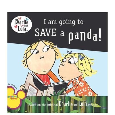 【现货】我要去救熊猫I Am Going To Save A Panda!英文儿童故事CHILD  LAUREN6-9岁Grosset & Dunlap进口原版书