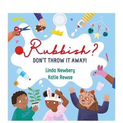 【现货】垃圾-不要扔掉它Rubbish - Don'T Throw It Away英文儿童绘本动物生态环保3-6岁精装Newbery  Linda进口原版书Otter-Barr
