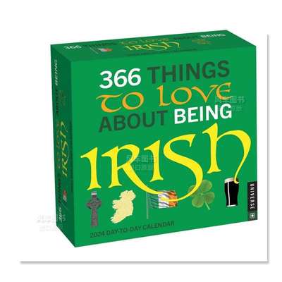 【预 售】爱尔兰人的366件挚爱：2024 年逐日日历366 Things to Love About Being Irish 2024 Day-to-Day Calendar日历 原版图书