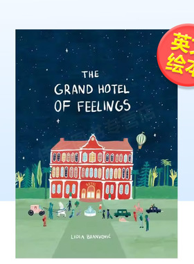 【现货】情绪大饭店（平装）英文儿童绘本自我认知情绪管理Lidia Brankovic进口原版书平装Grand Hotel of FeelingsCicada