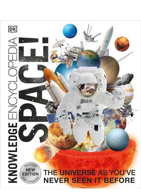 【现货】DK知识百科全书太空【DK Knowledge Encyclopedias】Knowledge Encyclopedia Space!英文儿童绘本知识百科DK精装DK Child