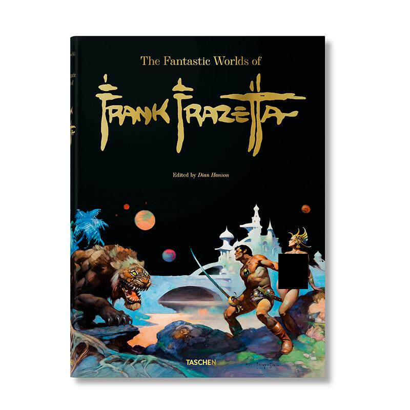 【预售】弗兰克弗雷泽塔的奇幻世界The Fantastic Worlds of Frank Frazetta英文插画原画设定集Dan Nadel精装TASCHEN进口原版书9