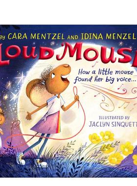 【预售】大嗓门老鼠冰雪奇缘主题曲Let It Go演唱者Idina Menzel创作Loud Mouse英文儿童绘本虚构类3-6岁精装Idina Menzel进口原版