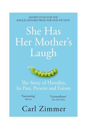 【现货】她有着她母亲一样的笑声遗传的力量变异和潜力She Has Her Mother‘s Laugh英文人文历史Carl Zimmer?精装Dutton进口原版