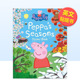 Peppa 贴纸书Peppa Book英文儿童趣味1 3岁平装 Seasons Sticker Pig Ladybird 预售 四季 进口原版 书Ladybird 小猪佩奇佩奇