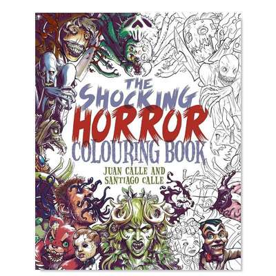 【预 售】令人震惊的恐怖着色书 Shocking Horror Colouring Book英文儿童艺术启蒙原版图书外版进口书籍 Calle, Juan Arcturus Pu