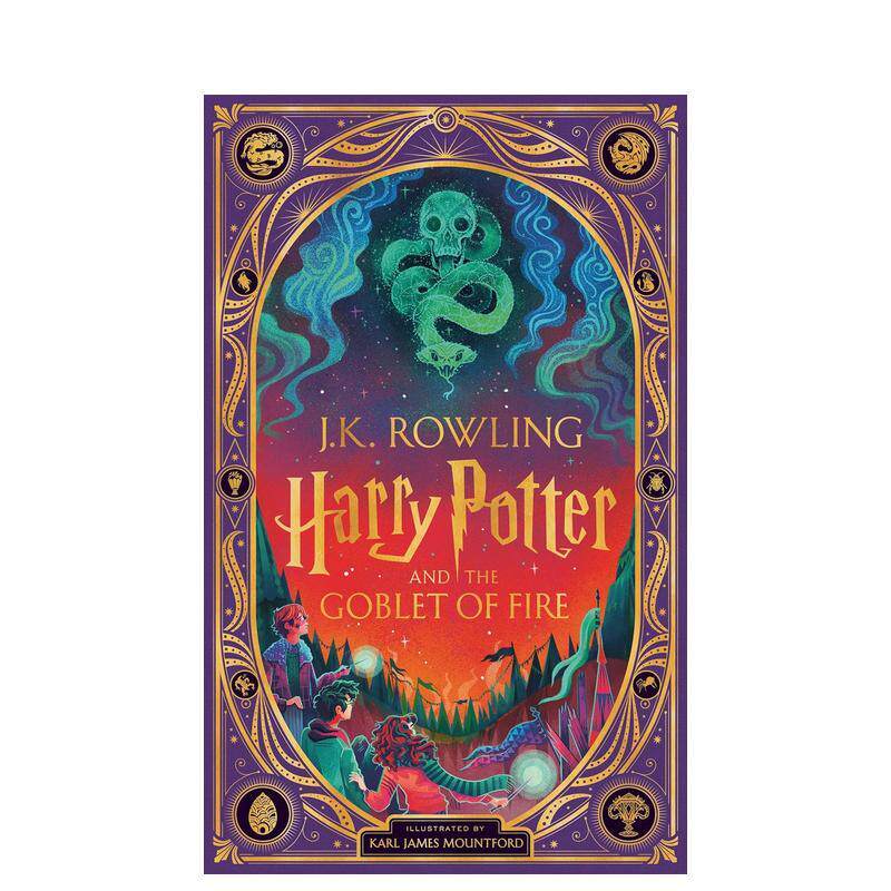 【预售】哈利波特与火焰杯 互动插图版Harry Potter and the Goblet of Fire 英文青少年读物JK Rowling精装Bloomsbury Children9