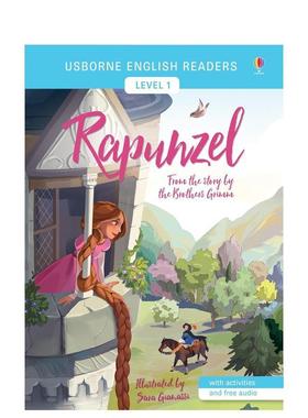 【预售】长发公主ER Rapunzel英文儿童分阶阅读Grimm  BrothersUsborne children’s books进口原版书9781474939935