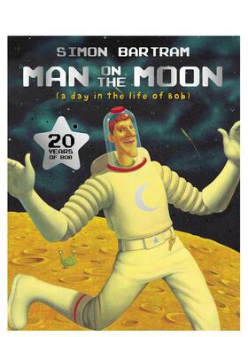【现货】月球之人Man on the Moon英文儿童绘本虚构类Simon Bartram平装Templar Publishing进口原版书9781840114911
