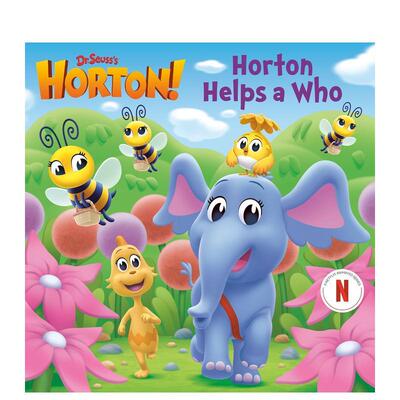 【预售】霍顿大象帮助一个呼呼镇居民苏斯博士的霍顿 Horton Helps a Who DrSeuss's Horton原版英文儿童绘本9780593905364