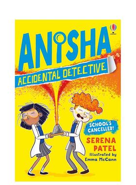 【预售】【意外侦探阿妮莎】#2停课风波Anisha， Accidental Detective英文儿童章节书Serena Patel平装9-12岁Usborne children’
