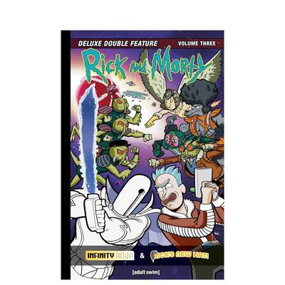 【现货】瑞克和莫豪华特卷3Rick and Morty Deluxe Double Feature Vol 3英文漫画Alex Firer精裝Oni Press进口原版书97816371529