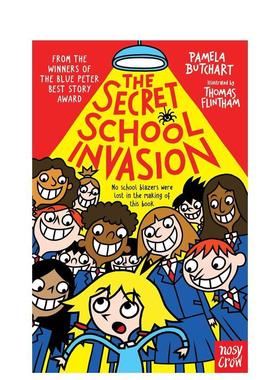 【预售】【伊兹和朋友们】#12秘密校园入侵事件【Izzy and Friends】The Secret School Invasion英文儿童桥梁书Pamela Butchart平