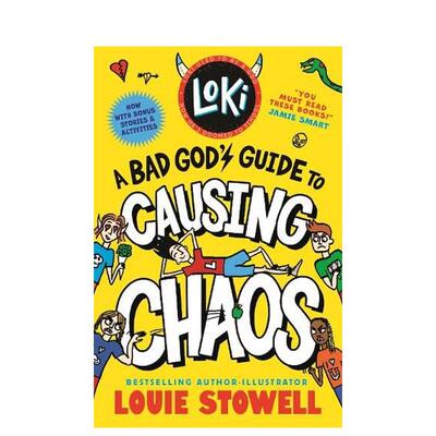 【预售】【洛基涂鸦日记】坏神的捣蛋指南新版Loki A Bad God's Guide to Causing Chaos 原版英文儿童章节书爆笑漫画日记9781529
