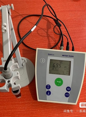 二手梅特勒-托利多SevenEasy实验室PH计S20,通电如图