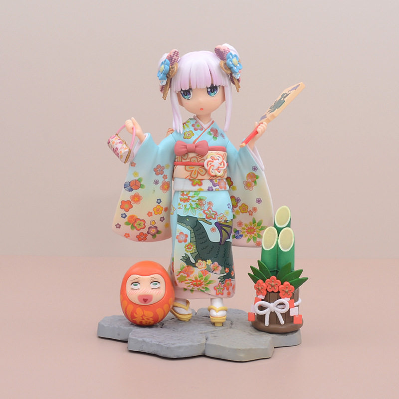 小林家的龙女仆 康纳酱和服康娜 站姿可换手场景书桌手办模型摆件