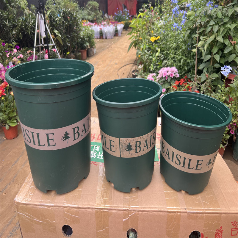 加厚花盆高矮胖加仑桶绿萝月季玫瑰大口径加厚简约风耐用桌面落地