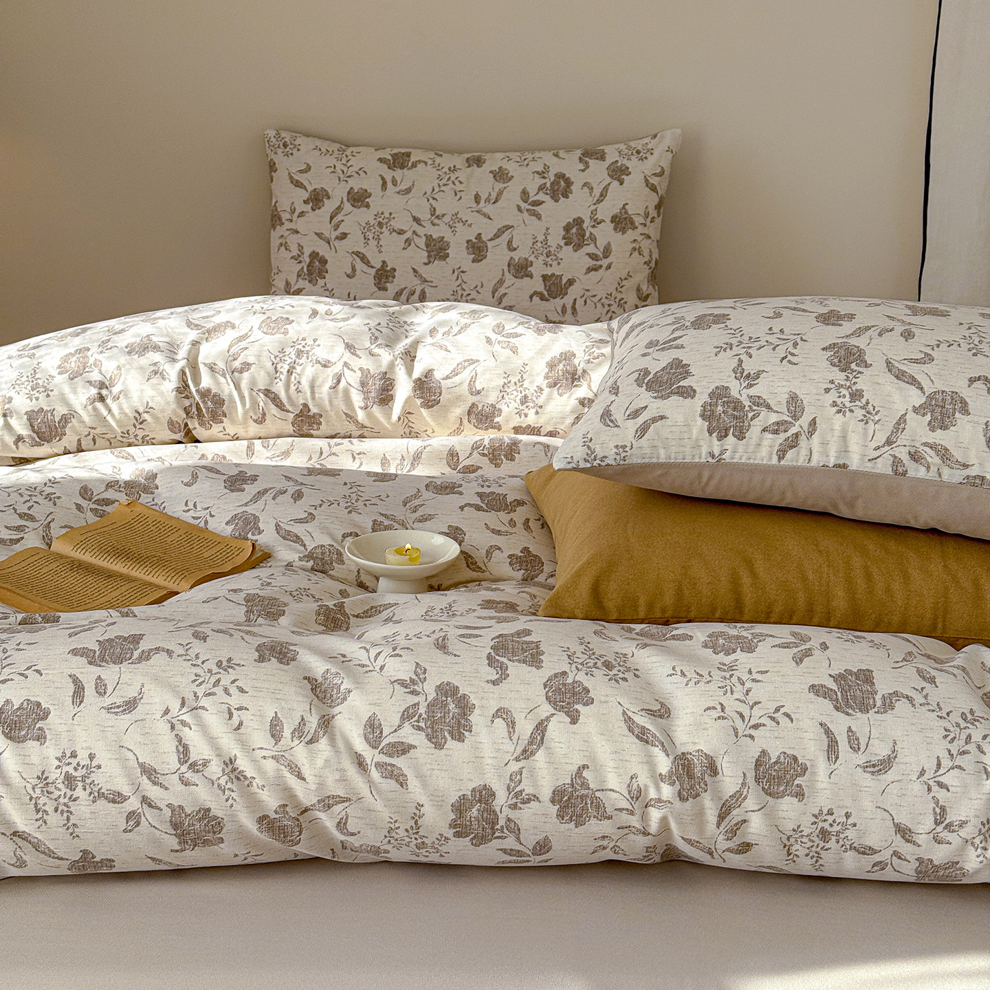 小碎花春夏季床上四件套田园风被套床单非全棉纯棉学生宿舍三件套