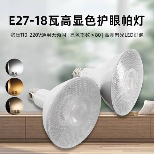E27大螺口LED帕灯110-220v通用