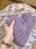 门店198 2025年紫色上衣春秋打底衫 针织开衫 春装 内搭 女薄款