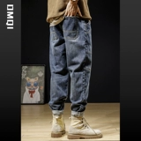 Ретро прямые свободные джинсы, штаны, осенние, в американском стиле, оверсайз, большой размер