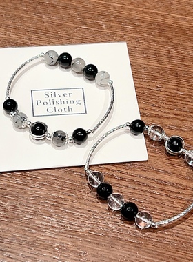 天然黑曜石女小众生日礼物