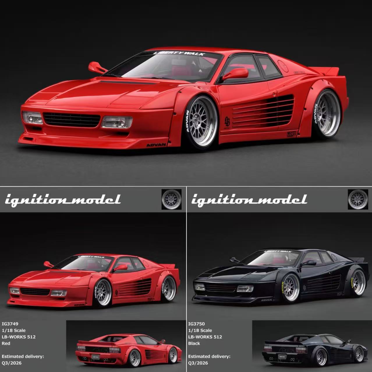 IG512宽体改装仿真汽车模型