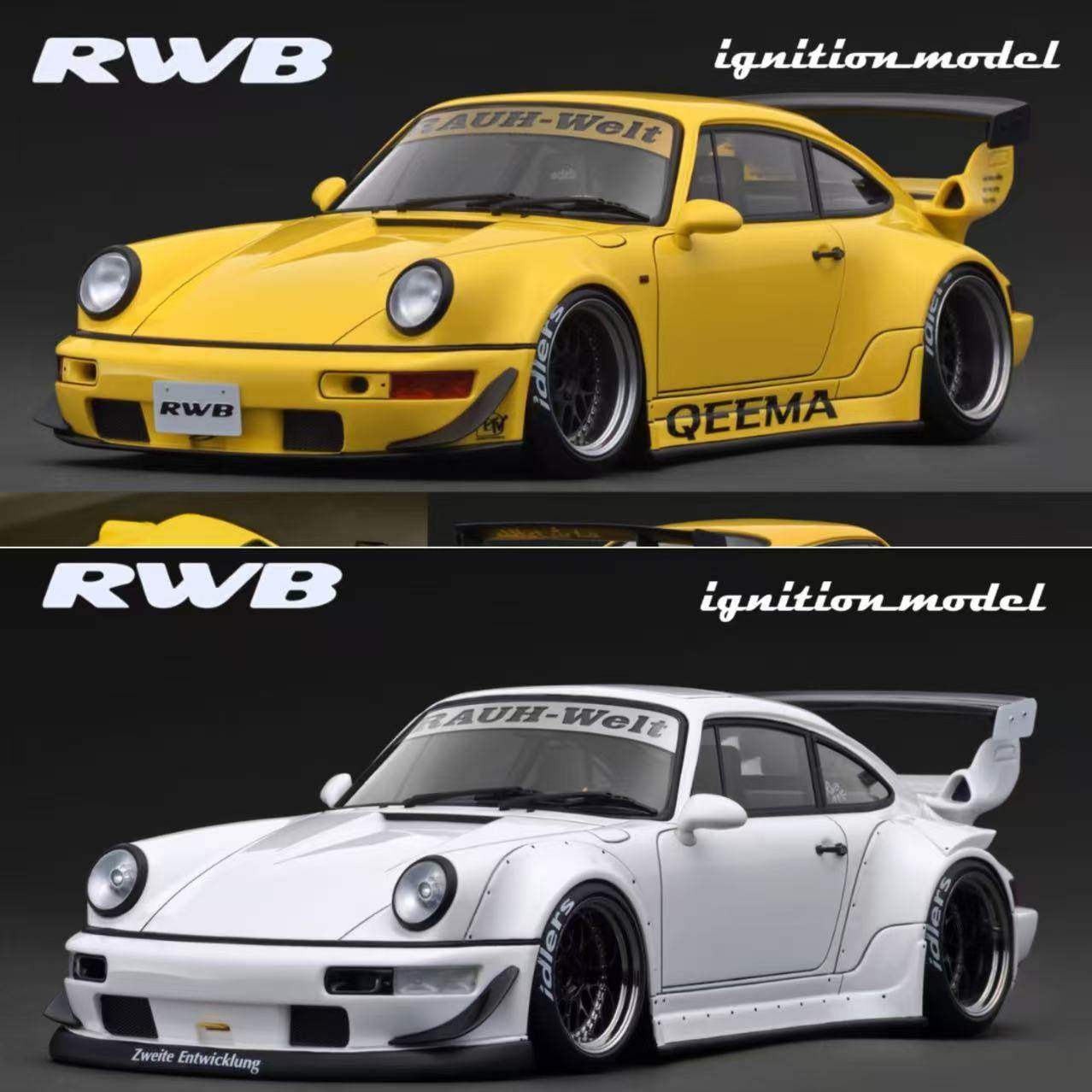 IG保时捷RWB964树脂汽车模型