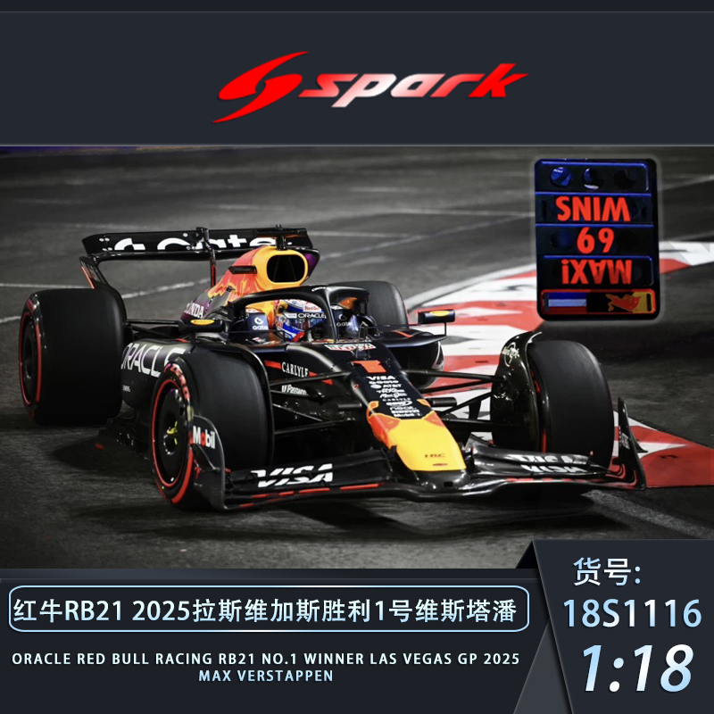 SPARK红牛拉斯维加斯维斯塔潘