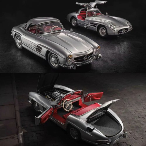 CMC 1:18 奔驰300SL W198 |IRoadster 合金汽车模型摆件送礼