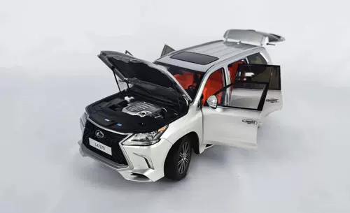 Shasha Model LCD 1:18 Lexus LX570 Сплав сплав Полный фаворит