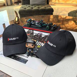 奔驰AMG F1汉密尔顿Iham运动休闲鸭舌棒球帽子遮阳纯棉中性定制