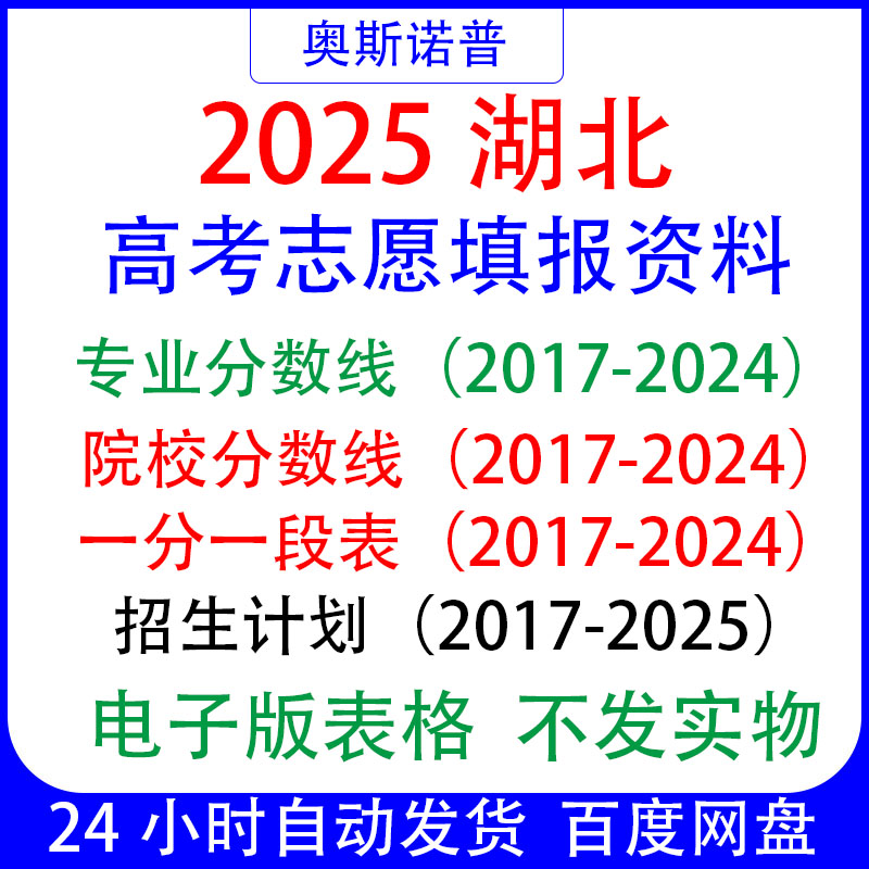 2025招生计划已更新湖北高考志愿填报专业录取分数线一分一段表