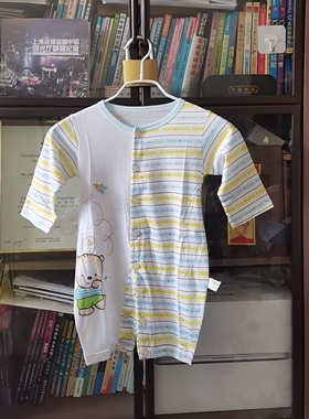 心适贝贝婴幼儿纯棉全开密裆长袖哈衣 宝宝爬服儿童连体衣31078