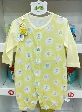 包邮心适贝贝婴儿全开开档哈衣连体衣爬服 31098