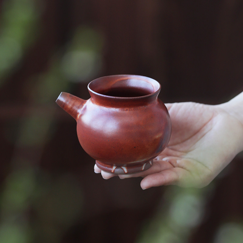 挑tea｜桃山房织雀水注匀壶公道杯公杯纯手工不开片复古隔热好拿