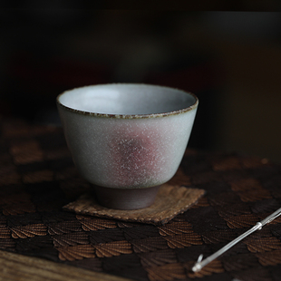 桃山房珍珠子玉斗笠杯品茗杯茶杯主人杯景德镇陶瓷全手工单个茶具