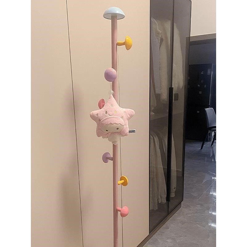 多巴胺蘑菇衣架落地挂衣架卧室宿