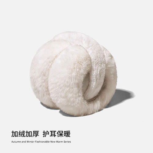 保暖冬季毛绒绒可折叠保暖耳套女