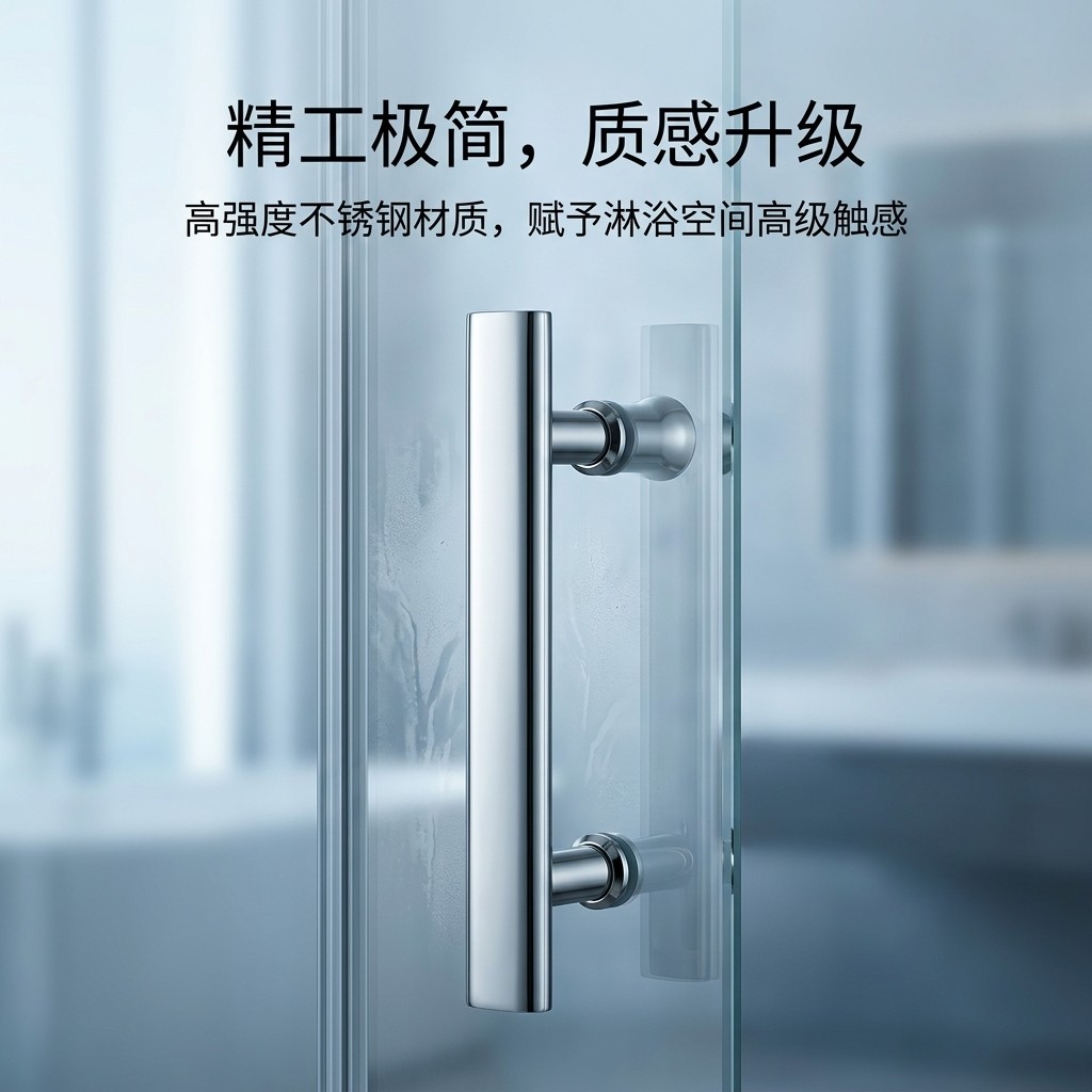 淋浴房拉手不锈钢304卫生间图片