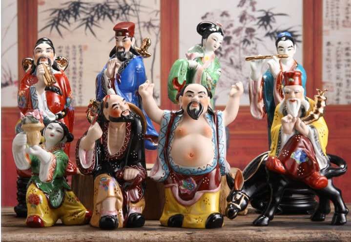 各显神通何仙姑吕洞宾镇宅佛像