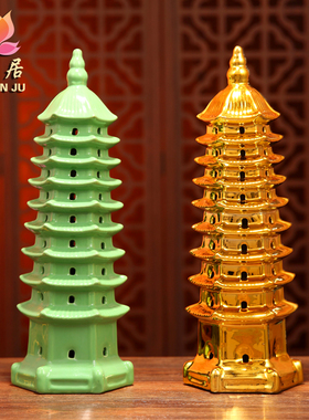 办公室桌面书房旺事业供奉文昌塔