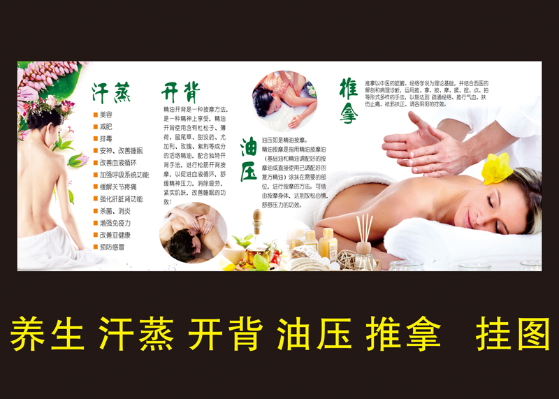 馆汗蒸养生四季汗蒸的功效好处汗蒸的注意事项宣传海报挂图墙贴纸|ruв категории Домашний быт, наклейки, стены наклейки - от Buy2taobao.com для оказания профессиональной услуги покупки агента Taobao