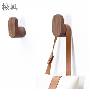 门口挂包包的挂钩衣架排钩 墙上挂书包神器门后墙壁挂外套的钩子