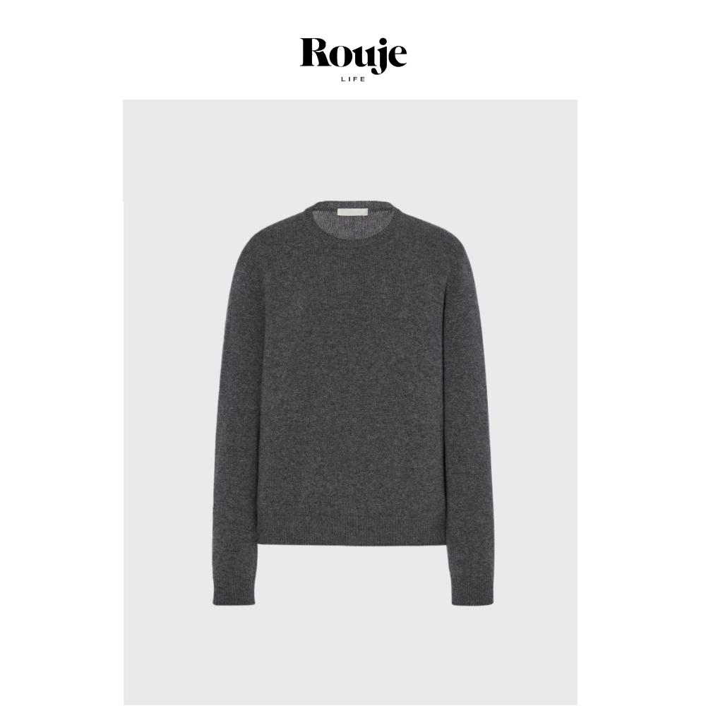 【现货】Rouje Life毛衣女小众极简风羊毛衫宽松百搭套头针织上衣