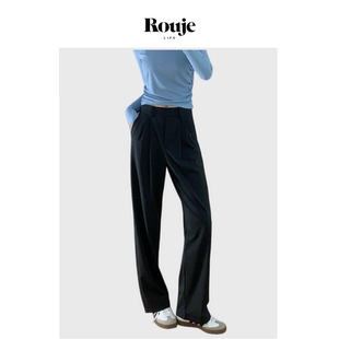 现货 休闲裤 Rouje LU高腰西装 顺滑垂感长裤 Life三色通勤神裤